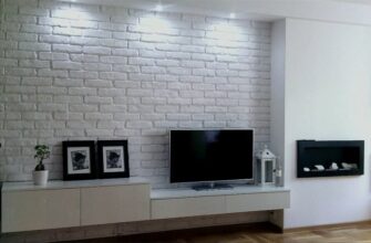 Применение декоративного кирпича при отделке стен квартиры в Курске